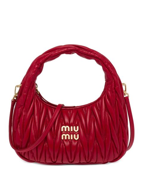 miu miu brown shoulder bag|Miu Miu Mini Wander Matelassé Shoulder Bag .